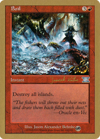Boil - 2000 Janosch Kuhn (6ED) (SB) [World Championship Decks 2000]