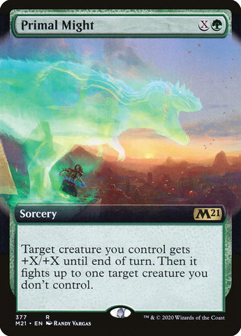 Primal Might (Extended Art) [Core Set 2021]