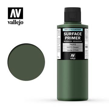 Vallejo 74612 Surface Primer Color NATO Green 200 ml