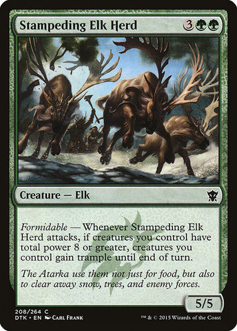 Stampeding Elk Herd [Dragons of Tarkir]