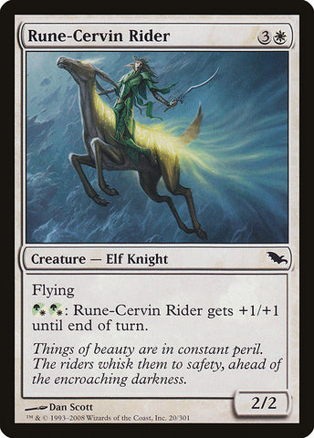 Rune-Cervin Rider [Shadowmoor]
