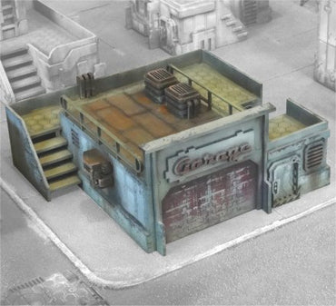 Miniature Scenery Auto Shop