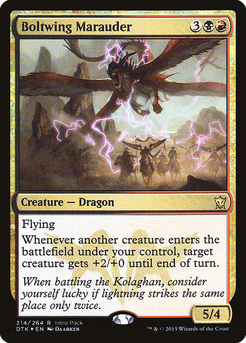 Boltwing Marauder [Dragons of Tarkir Promos]