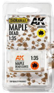 AK Interactive: Vegetation (Leaves) Maple Dead Leaves 1:35