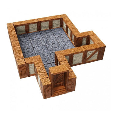 WarLock Tiles Expansion Pack - 1 inch Town & Village Straight Walls