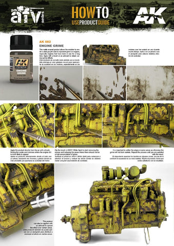 AK Interactive Weathering Products - Engine Grime