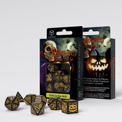 Q Workshop Halloween Pumpkin 7 Dice Set