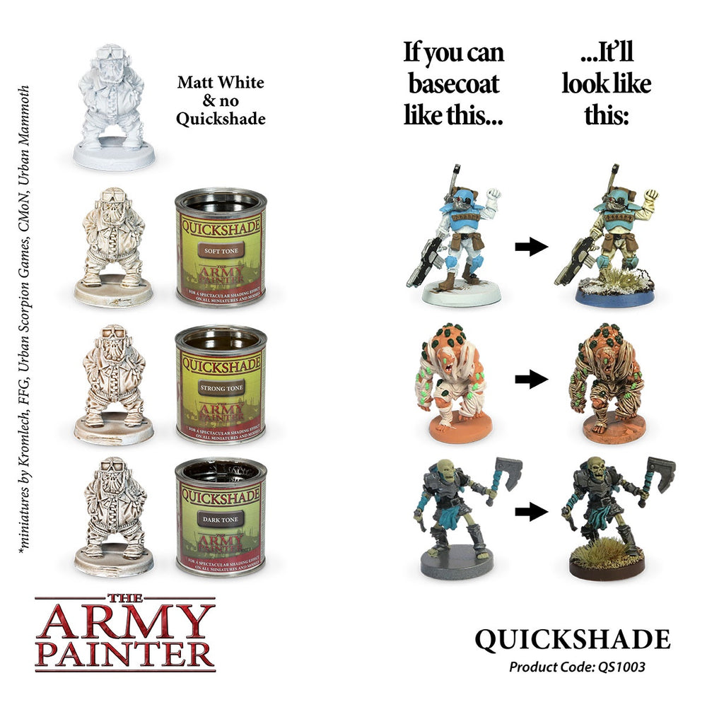 Army Painter Quick Shade - Dark Tone 250ml