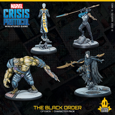 Marvel Crisis Protocol Miniatures Game Black Order Squad Pack