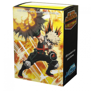 Sleeves - Dragon Shield - Box 100 - Matte Art - My Hero Academia Bakugo Explode