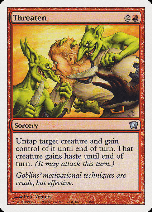Threaten [Ninth Edition]