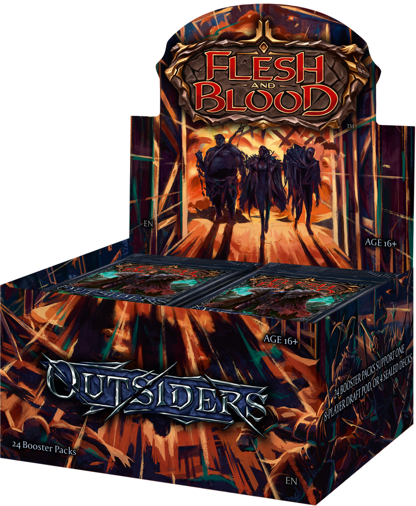 Flesh and Blood Outsiders Booster Display