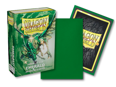 Sleeves - Dragon Shield Japanese - Box 60 - Emerald Matte