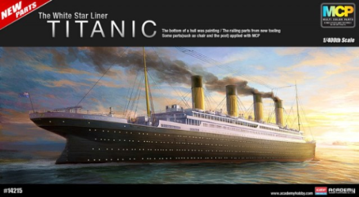 Academy 1/400 RMS Titanic White Star Line 14215 Plastic Model Kit