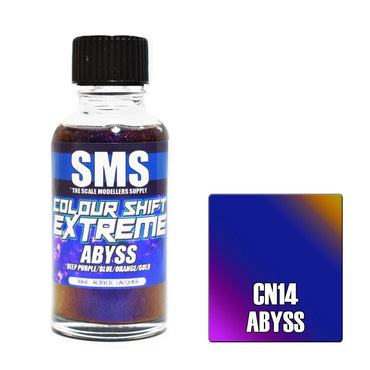 cn14 Colour Shift Extreme ABYSS (DEEP PURPLE/BLUE/ORANGE/GOLD) 30ml