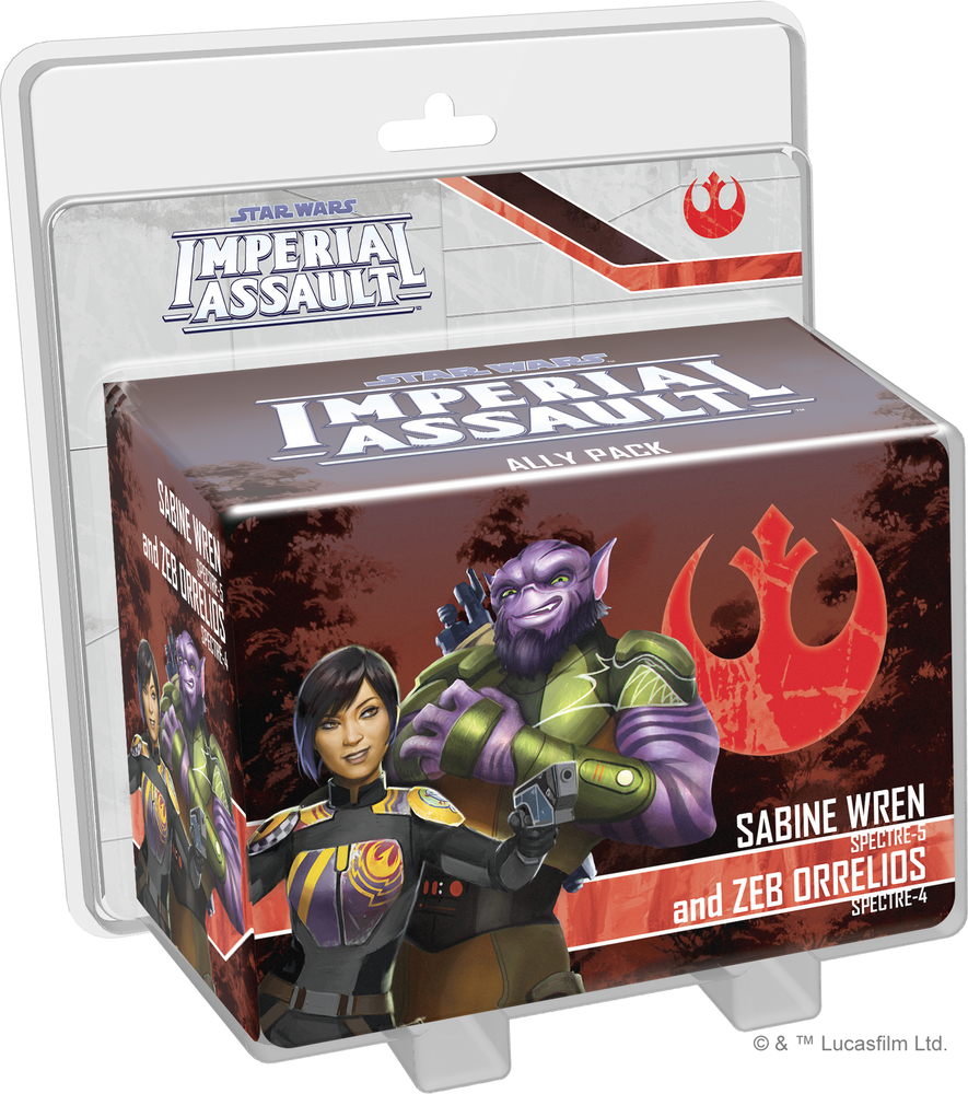 Star Wars Imperial Assault - Sabine Wren & Zeb Orrelios Ally Pack