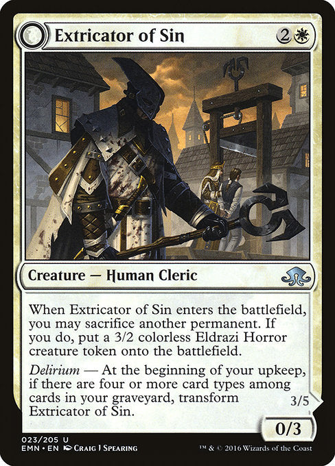 Extricator of Sin // Extricator of Flesh [Eldritch Moon]