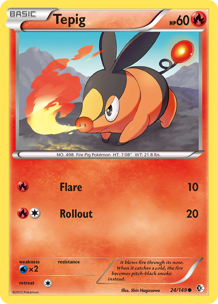 Tepig (24/149) [Black & White: Boundaries Crossed]