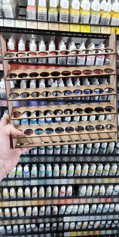 Joe's Guf MDF Paint Rack for Paint Dropper Bottles 17ml