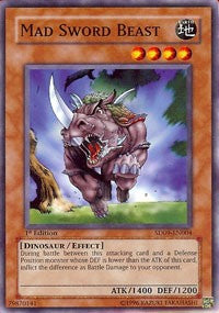 Mad Sword Beast [Structure Deck: Dinosaur's Rage] [SD09-EN004]