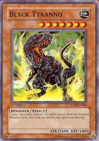 Black Tyranno [Structure Deck: Dinosaur's Rage] [SD09-EN008]