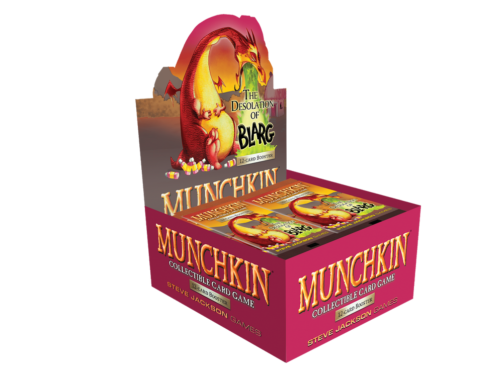 Munchkin Collectable Card Game - Booster Box The Desolation of Blarg (24 Packs)