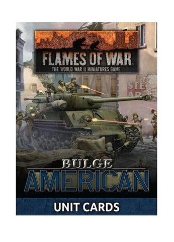 Flames of War: Bulge: American Unit Card Pack