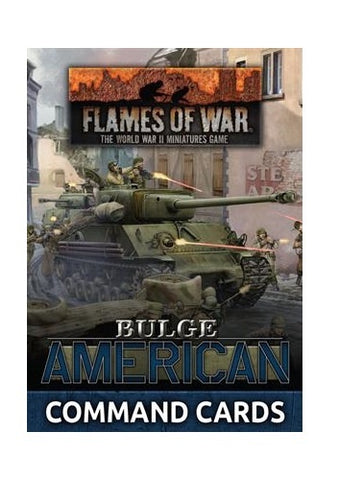 Flames of War: Bulge: American Command Card Pack