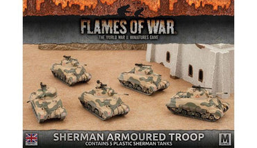 Sherman Armoured Platoon (x5) Plastic FOW