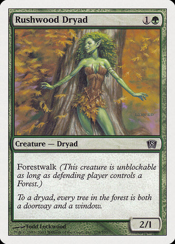 Rushwood Dryad [Eighth Edition]