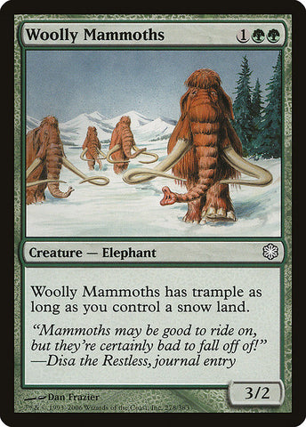 Woolly Mammoths [Coldsnap Theme Decks]