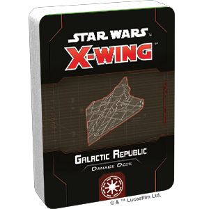 Star Wars X-Wing 2nd Edition Galactic Republic Damage Deck