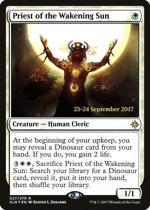 Priest of the Wakening Sun [Ixalan Promos]