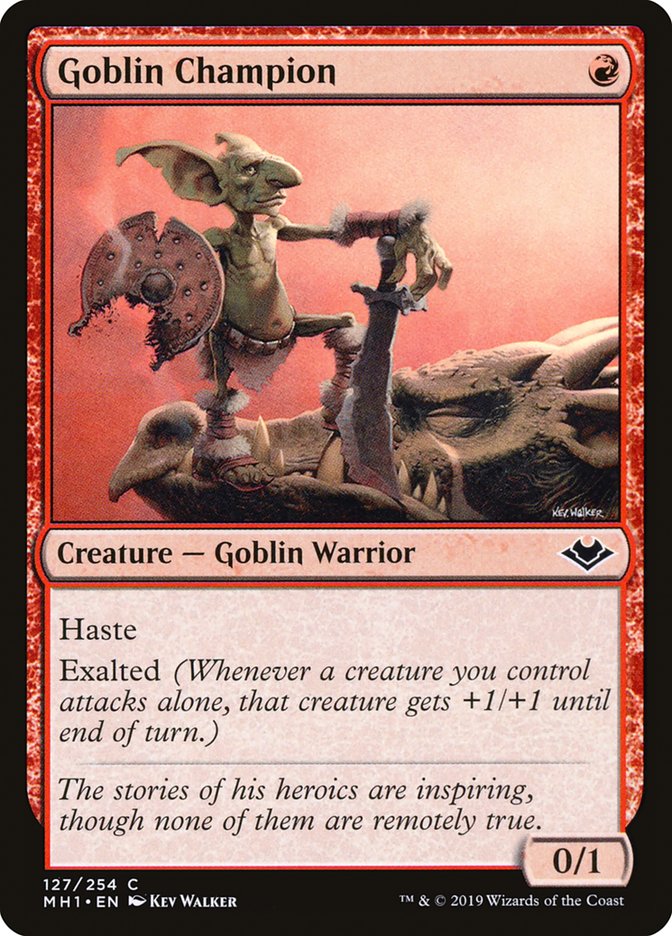 Goblin Champion [Modern Horizons]