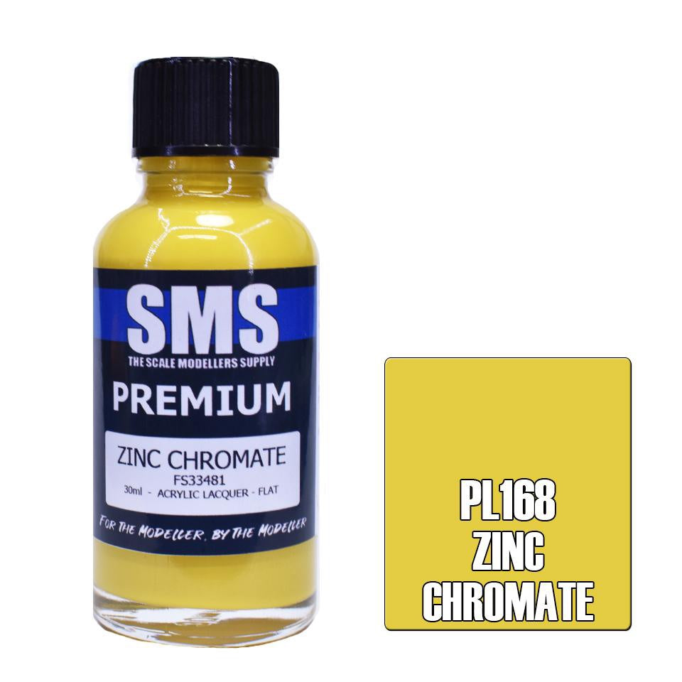 PL168 Premium Acrylic Lacquer ZINC CHROMATE 30ml