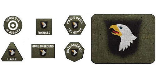 101st Airborne Division Tokens (x20) and Objectives (x2)