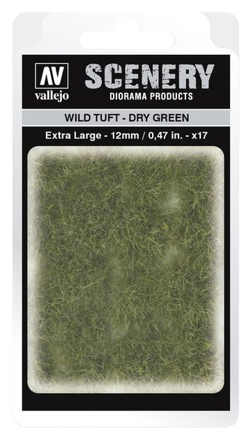 VALLEJO SC424 12MM WILD TUFT - DRY GREEN DIORAMA ACCESSORY