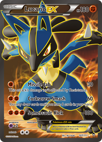 Lucario EX (107/111) [XY: Furious Fists]