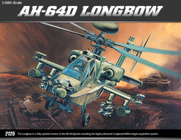 Academy 1/48 AH-64D Longbow Helicopter 12268 Plastic Model Kit