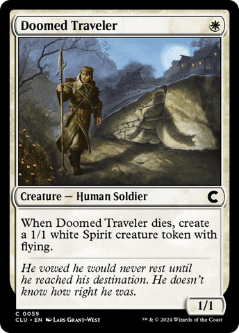 Doomed Traveler [Ravnica: Clue Edition]