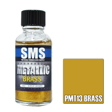 PMT13 Metallic Acrylic Lacquer BRASS 30ml