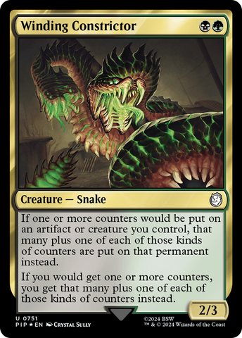 Winding Constrictor (Surge Foil) [Fallout]