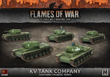 KV-1/1S Tank Company (x5) (Plastic) FOW