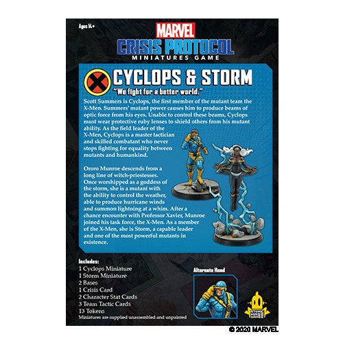 Marvel Crisis Protocol Storm and Cyclops