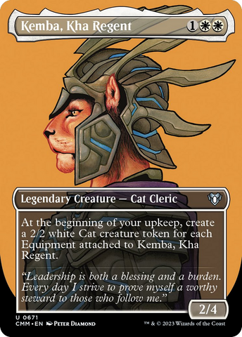 Kemba, Kha Regent (Borderless Profile) [Commander Masters]