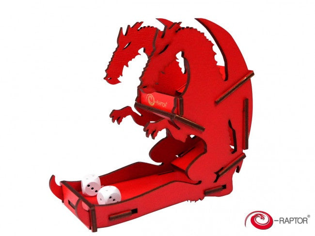 e-Raptor Dice Tower Dragon Red Small