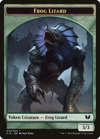 Frog Lizard // Germ Double-Sided Token [Commander 2015 Tokens]