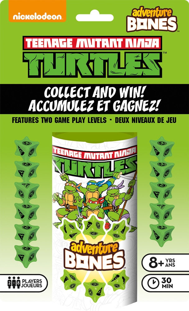 TMNT Teenage Mutant Ninja Turtles Adventure Bones Dice Game