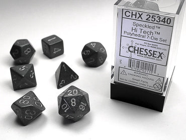 Chessex Polyhedral 7-Die Set Speckled Hi-Tech