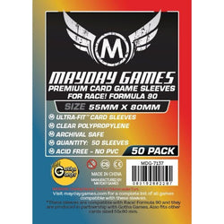 Mayday -  Premium Race! Formula 90 Card Sleeves (Pack of 50) - 55 X 80 MM